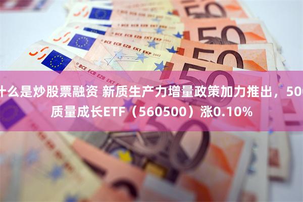 什么是炒股票融资 新质生产力增量政策加力推出，500质量成长ETF（560500）涨0.10%