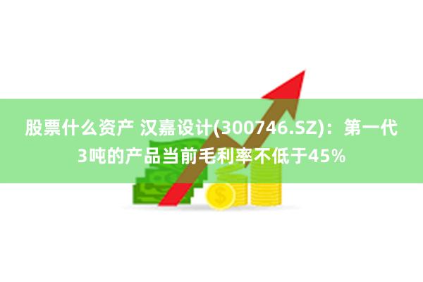 股票什么资产 汉嘉设计(300746.SZ)：第一代3吨的产品当前毛利率不低于45%